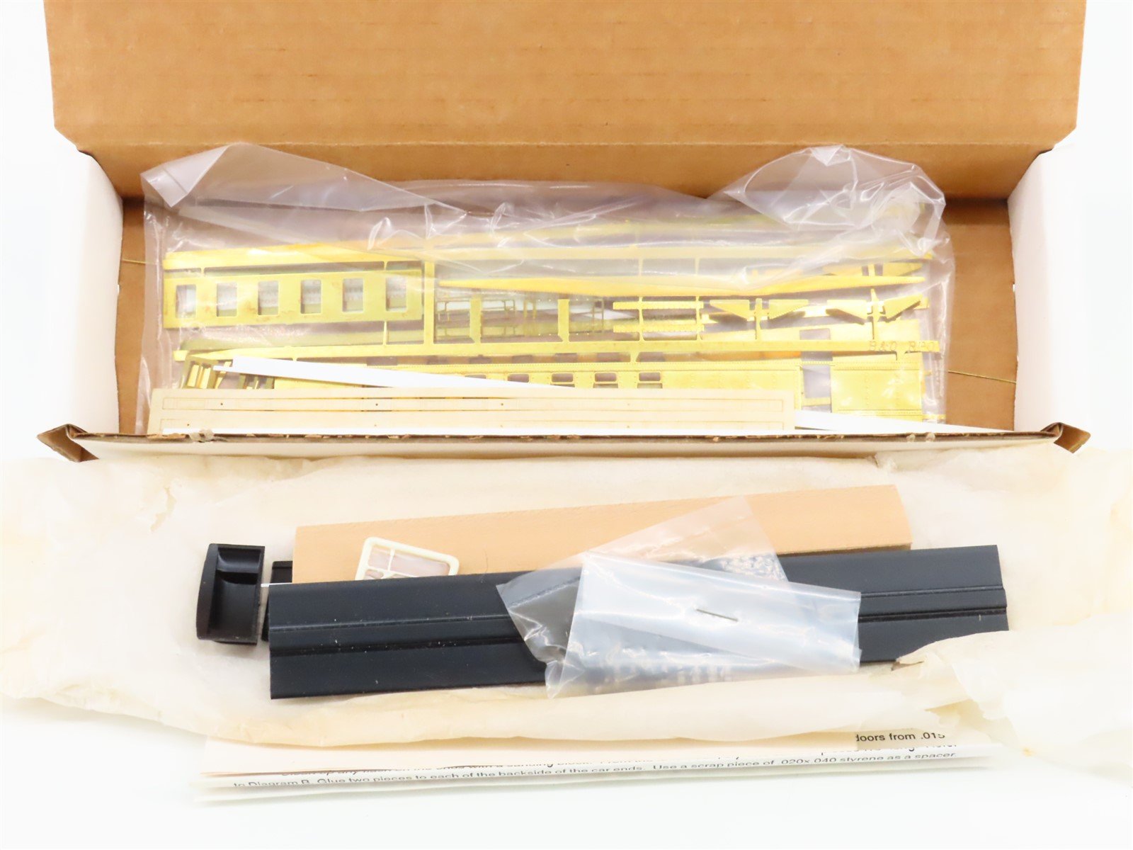HO Bethlehem Car Works BRASS Kit #640 Undecorated B&O H-11 RPO Passenger Car
