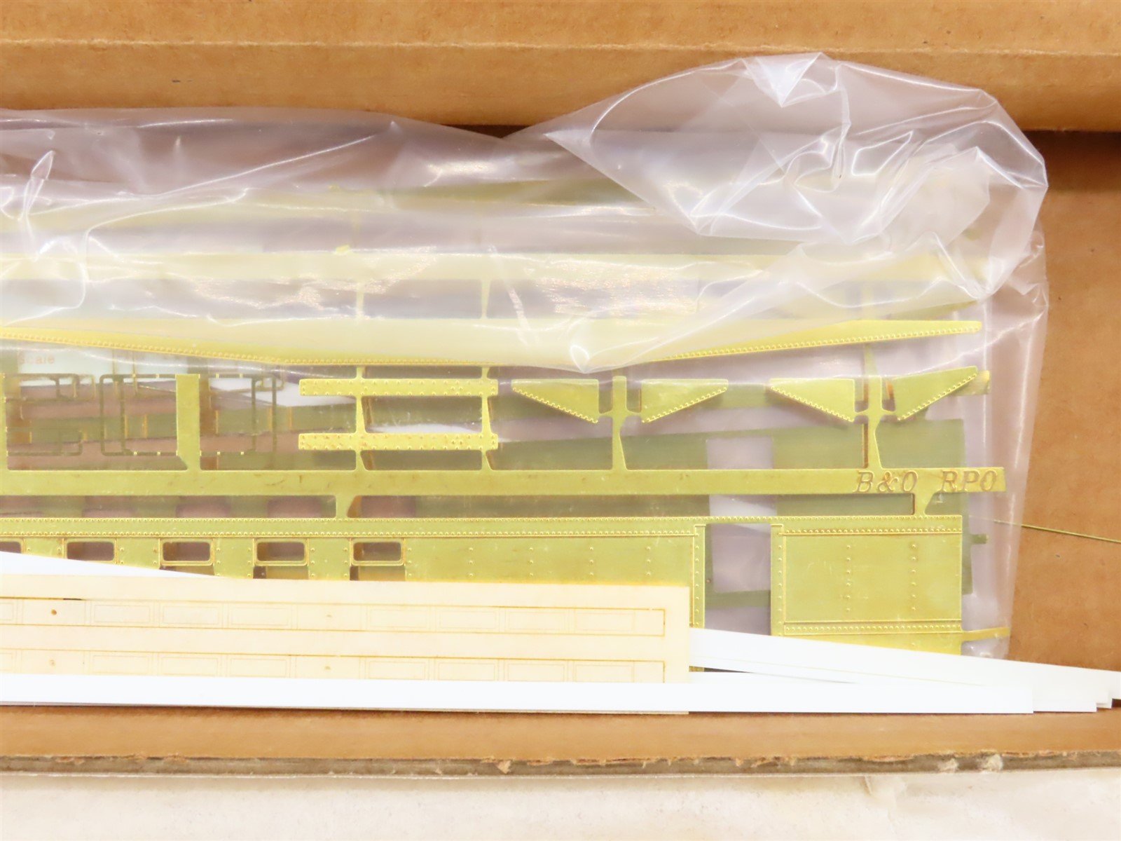 HO Bethlehem Car Works BRASS Kit #640 Undecorated B&O H-11 RPO Passenger Car