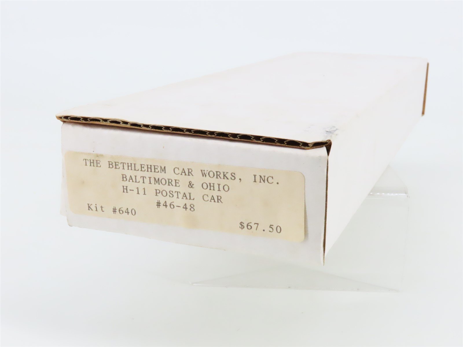 HO Bethlehem Car Works BRASS Kit #640 Undecorated B&O H-11 RPO Passenger Car