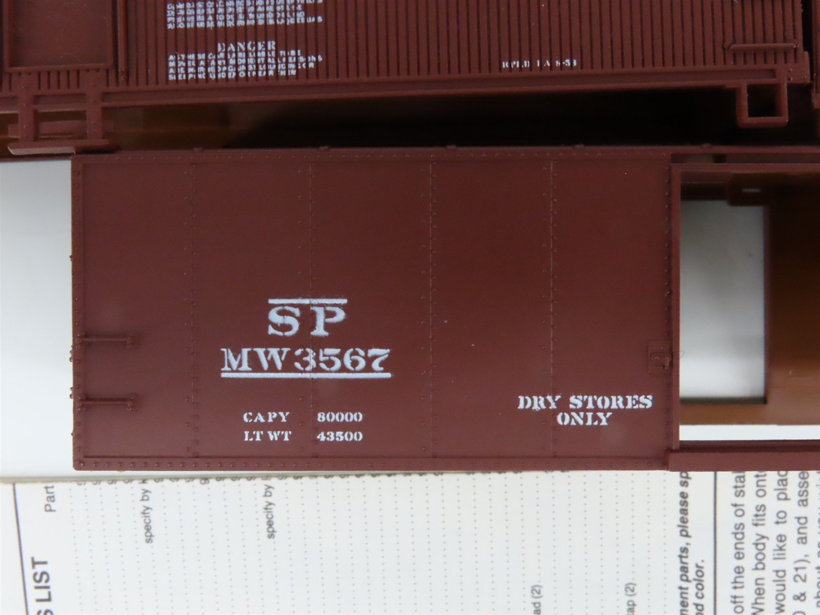HO Scale Walthers SP Southern Pacific Work Train Kit