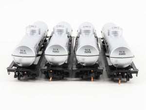 N Scale Micro-Trains MTL 99300008 TCX Texaco 39' Single Dome Tankcar 4-Pack