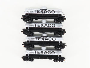 N Scale Micro-Trains MTL 99300008 TCX Texaco 39' Single Dome Tankcar 4-Pack