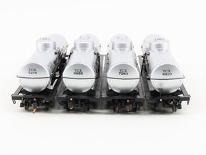 N Scale Micro-Trains MTL 99300008 TCX Texaco 39' Single Dome Tankcar 4-Pack