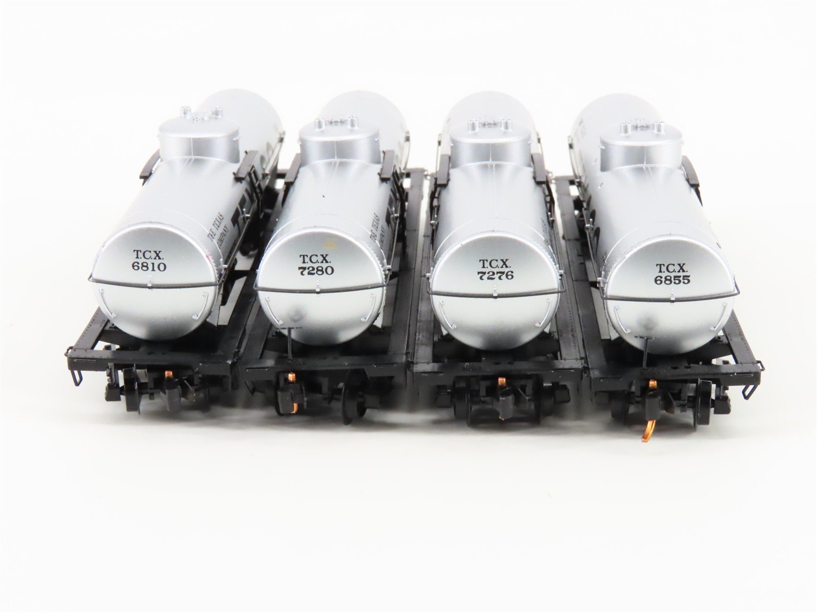 N Scale Micro-Trains MTL 99300008 TCX Texaco 39' Single Dome Tankcar 4-Pack
