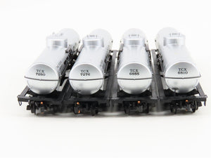 N Scale Micro-Trains MTL 99300008 TCX Texaco 39' Single Dome Tankcar 4-Pack