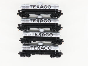 N Scale Micro-Trains MTL 99300008 TCX Texaco 39' Single Dome Tankcar 4-Pack