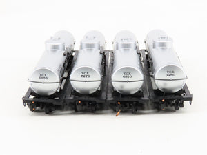 N Scale Micro-Trains MTL 99300008 TCX Texaco 39' Single Dome Tankcar 4-Pack