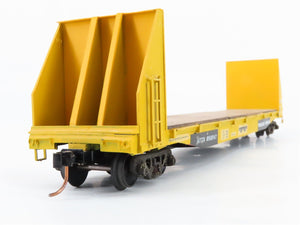 S Scale American Flyer ATTX Trailer Train Bulkhead Flatcar #850247 CUSTOM