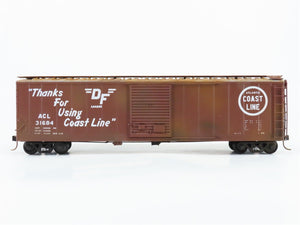 S Scale American Flyer ACL Atlantic Coast Line 50' Boxcar #31684 Weathered