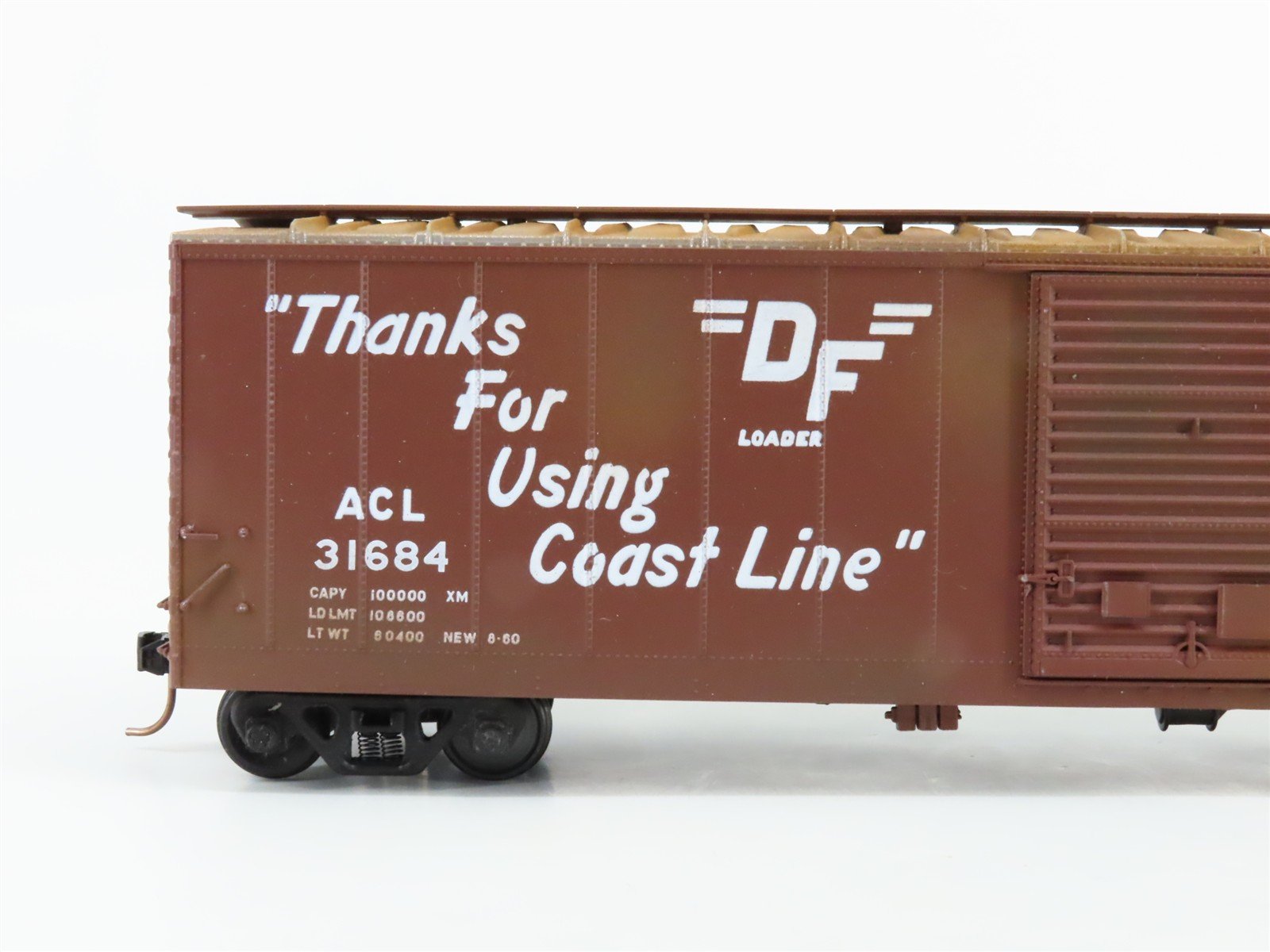 S Scale American Flyer ACL Atlantic Coast Line 50' Boxcar #31684 Weathered