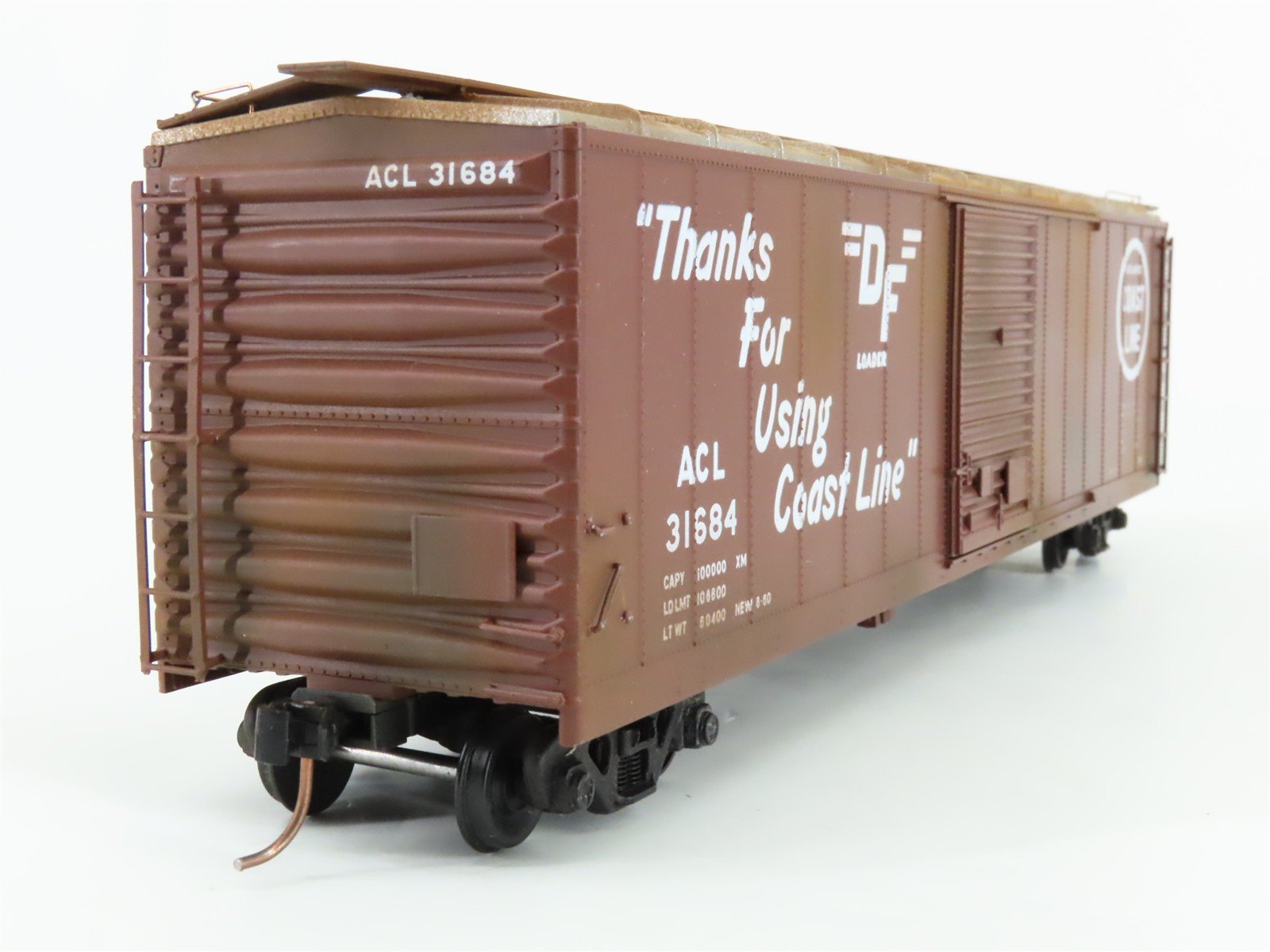 S Scale American Flyer ACL Atlantic Coast Line 50' Boxcar #31684 Weathered