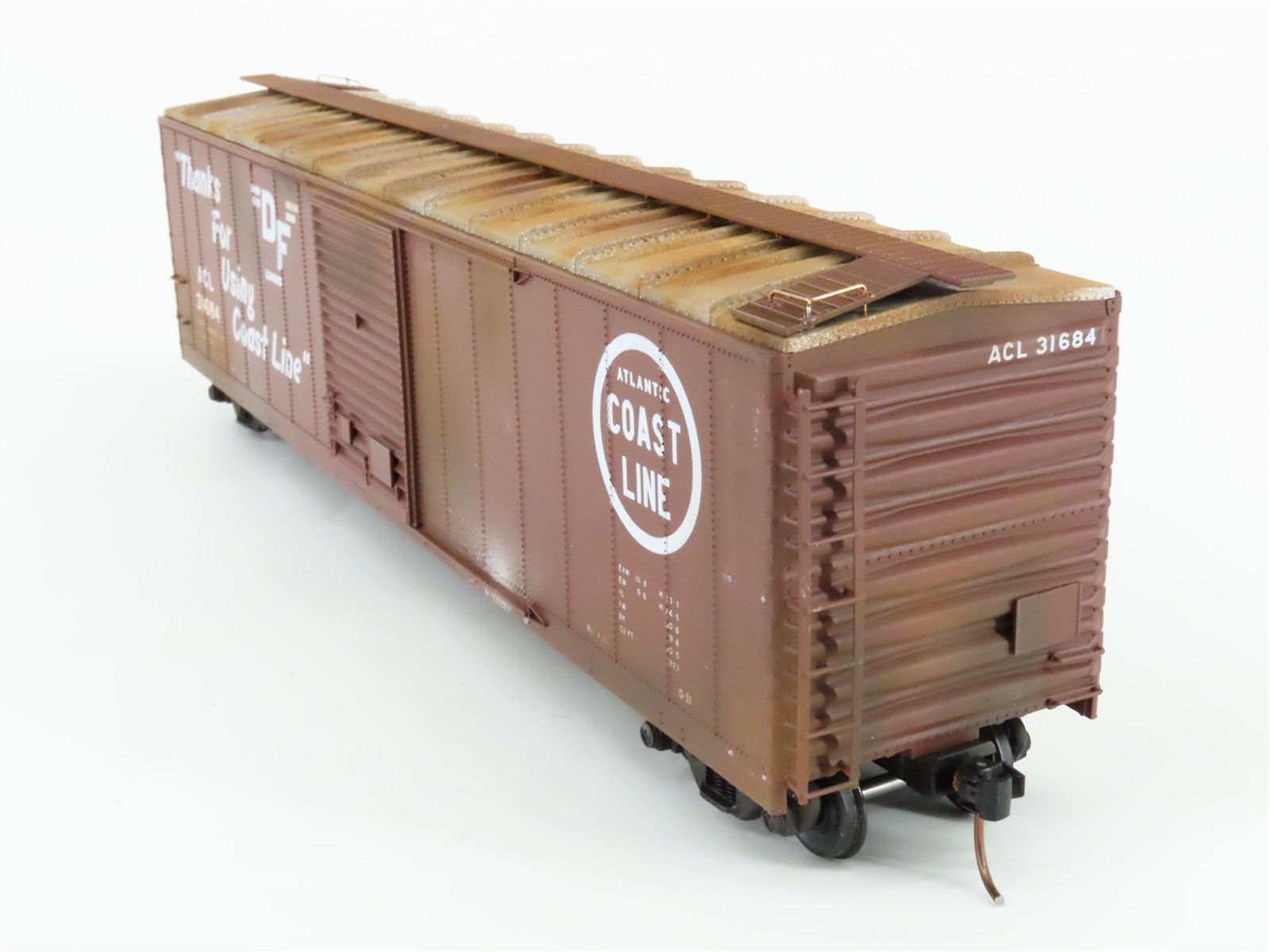 S Scale American Flyer ACL Atlantic Coast Line 50' Boxcar #31684 Weathered