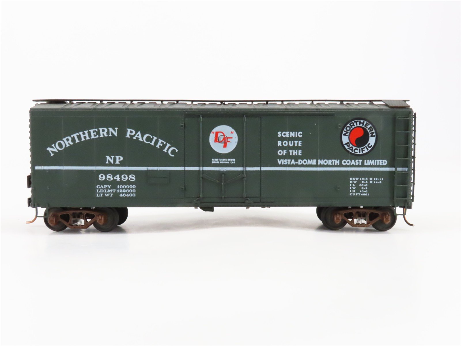 S Scale American Flyer NP Northern Pacific 40' Boxcar #98498