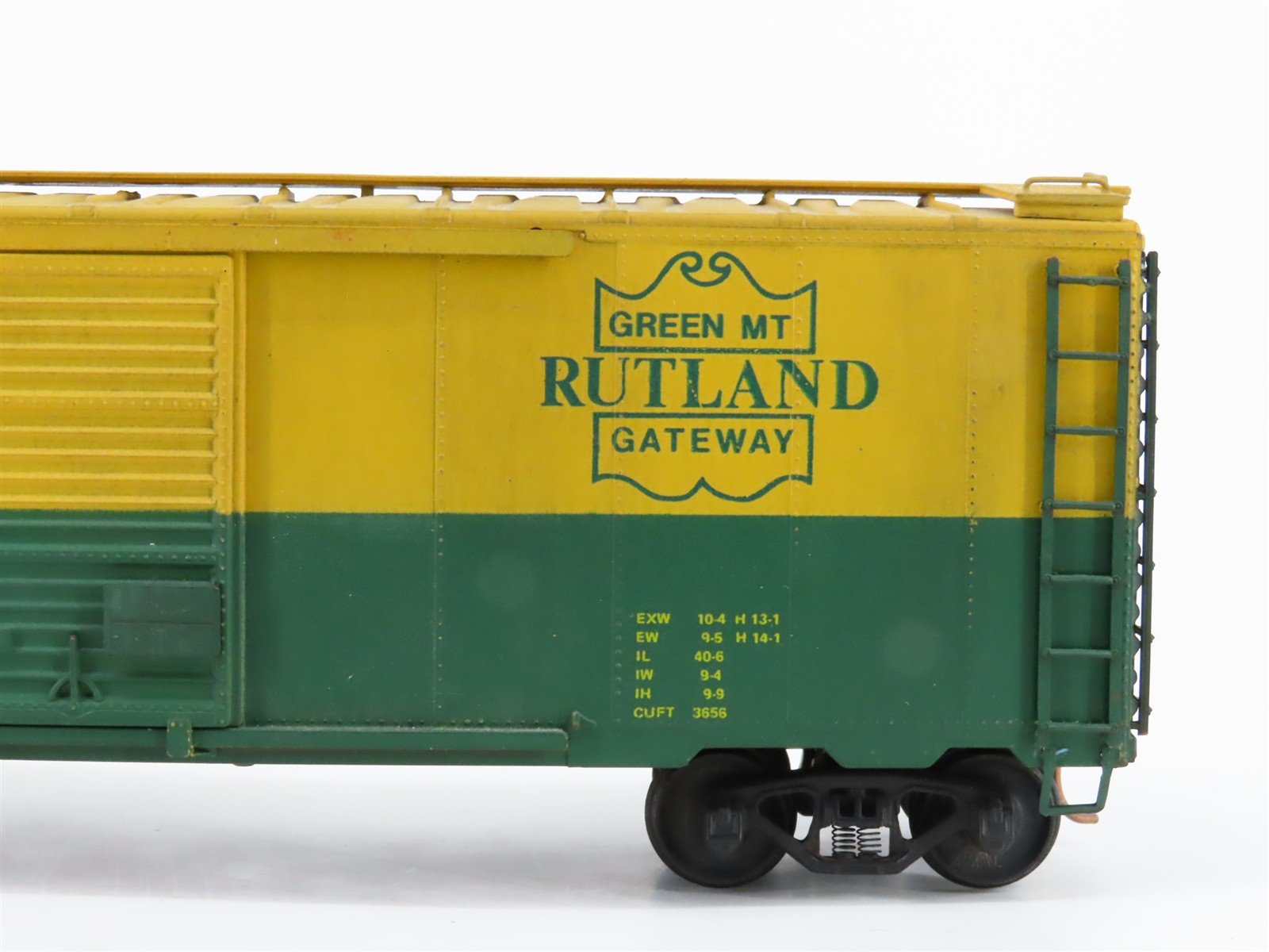 S Scale American Flyer RUT Rutland 40' Boxcar #299 Weathered