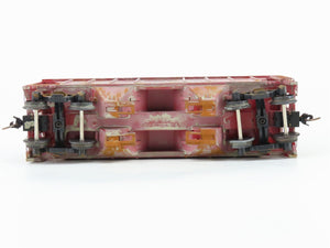 S Scale Showcase ATSF Santa Fe 2-Bay Covered Hopper #87421 Weathered