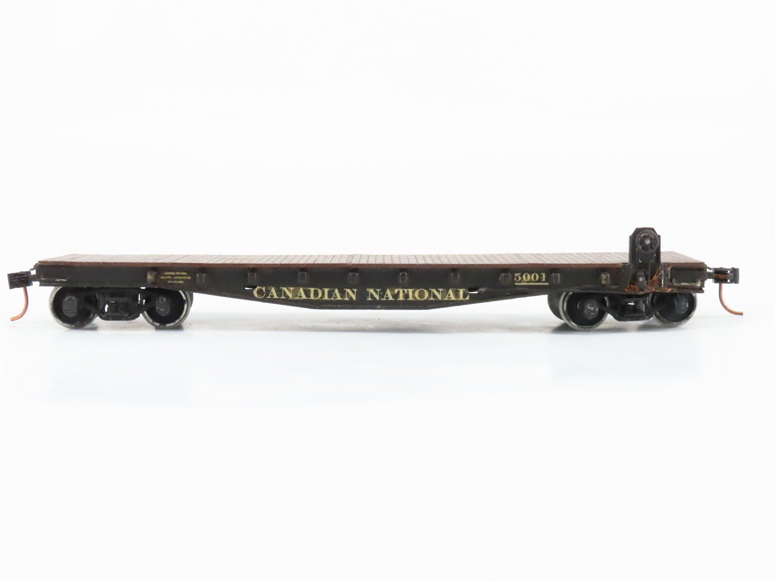 S Scale CN Canadian National Flatcar #5004 CUSTOM