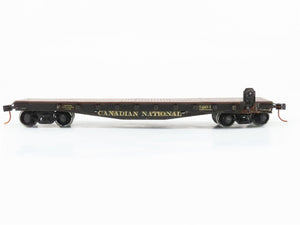 S Scale CN Canadian National Flatcar #5004 CUSTOM