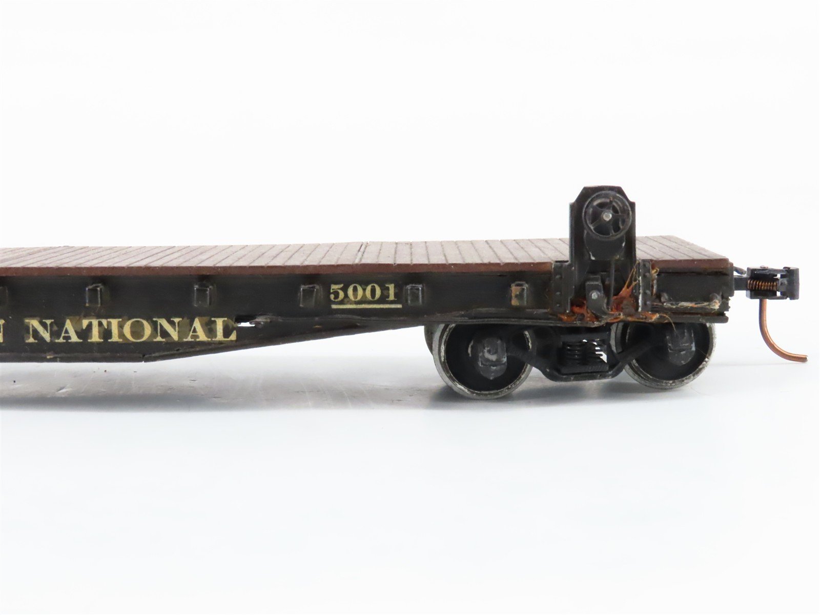 S Scale CN Canadian National Flatcar #5004 CUSTOM