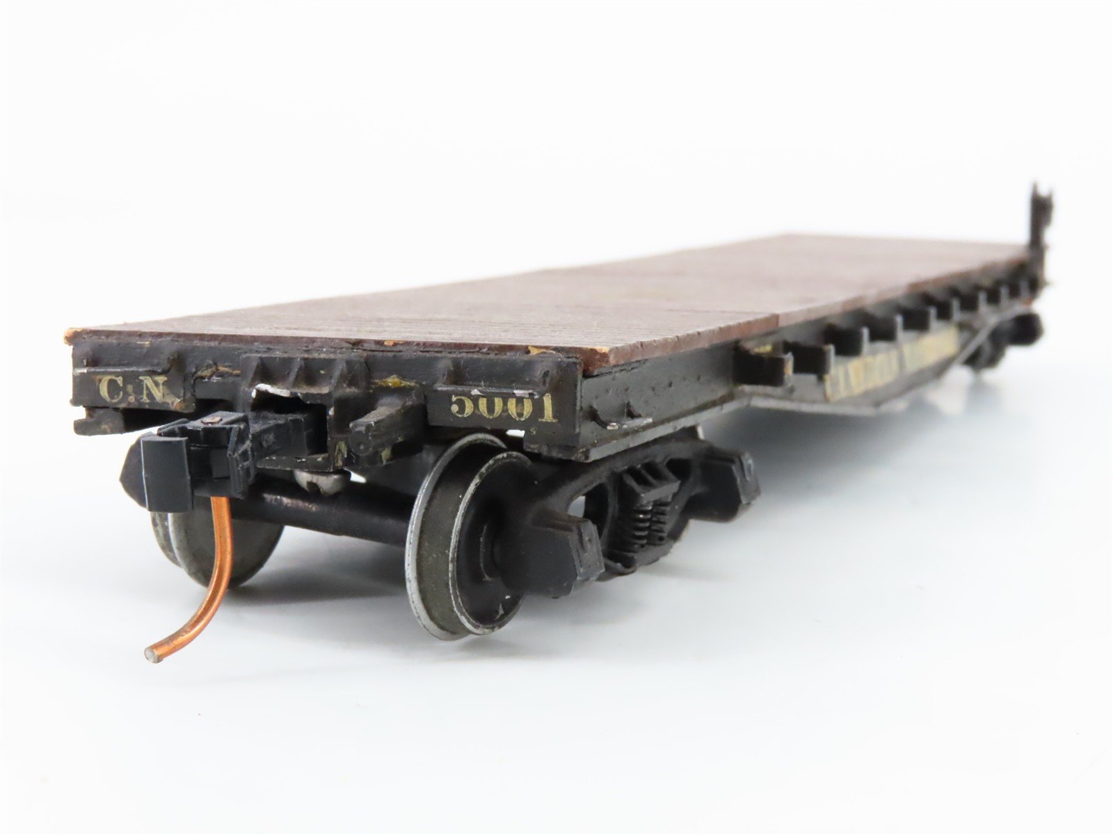 S Scale CN Canadian National Flatcar #5004 CUSTOM