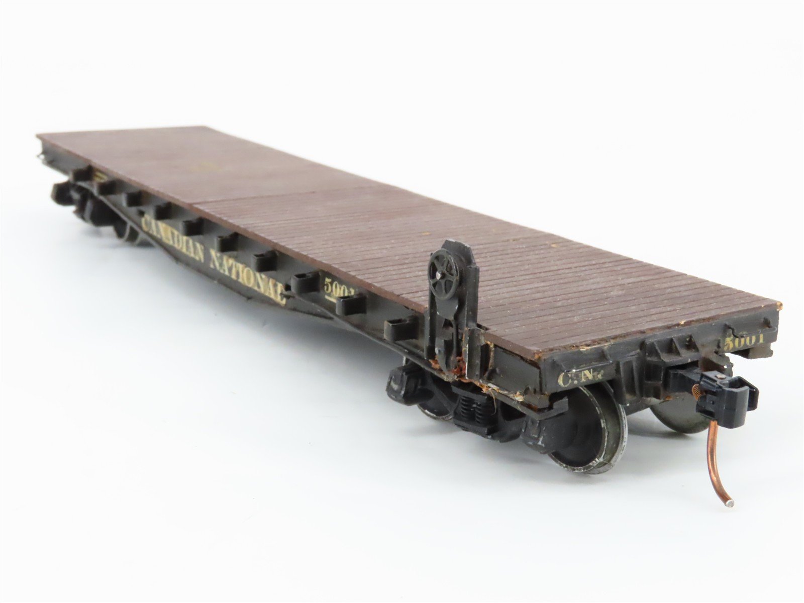 S Scale CN Canadian National Flatcar #5004 CUSTOM
