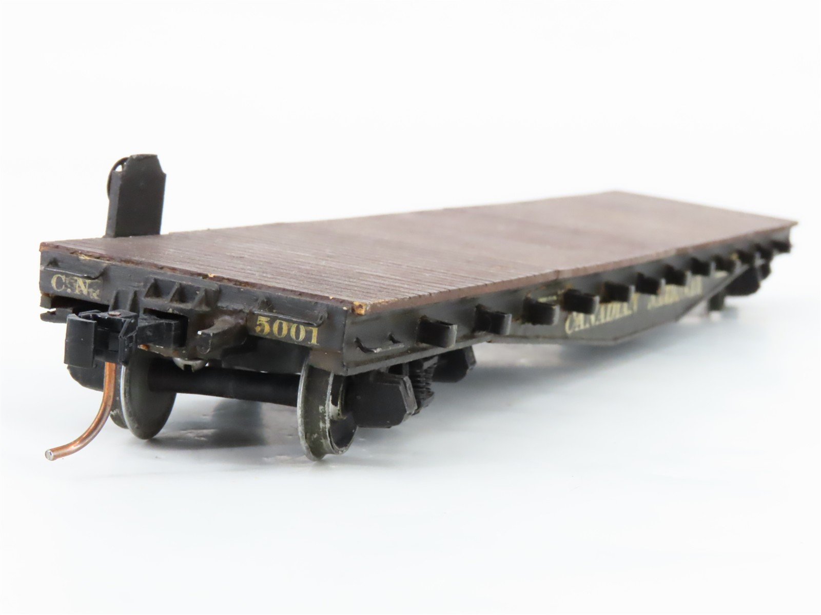 S Scale CN Canadian National Flatcar #5004 CUSTOM