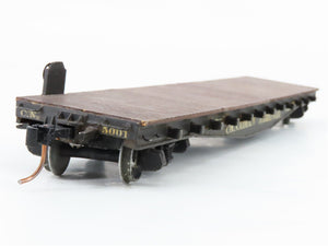 S Scale CN Canadian National Flatcar #5004 CUSTOM