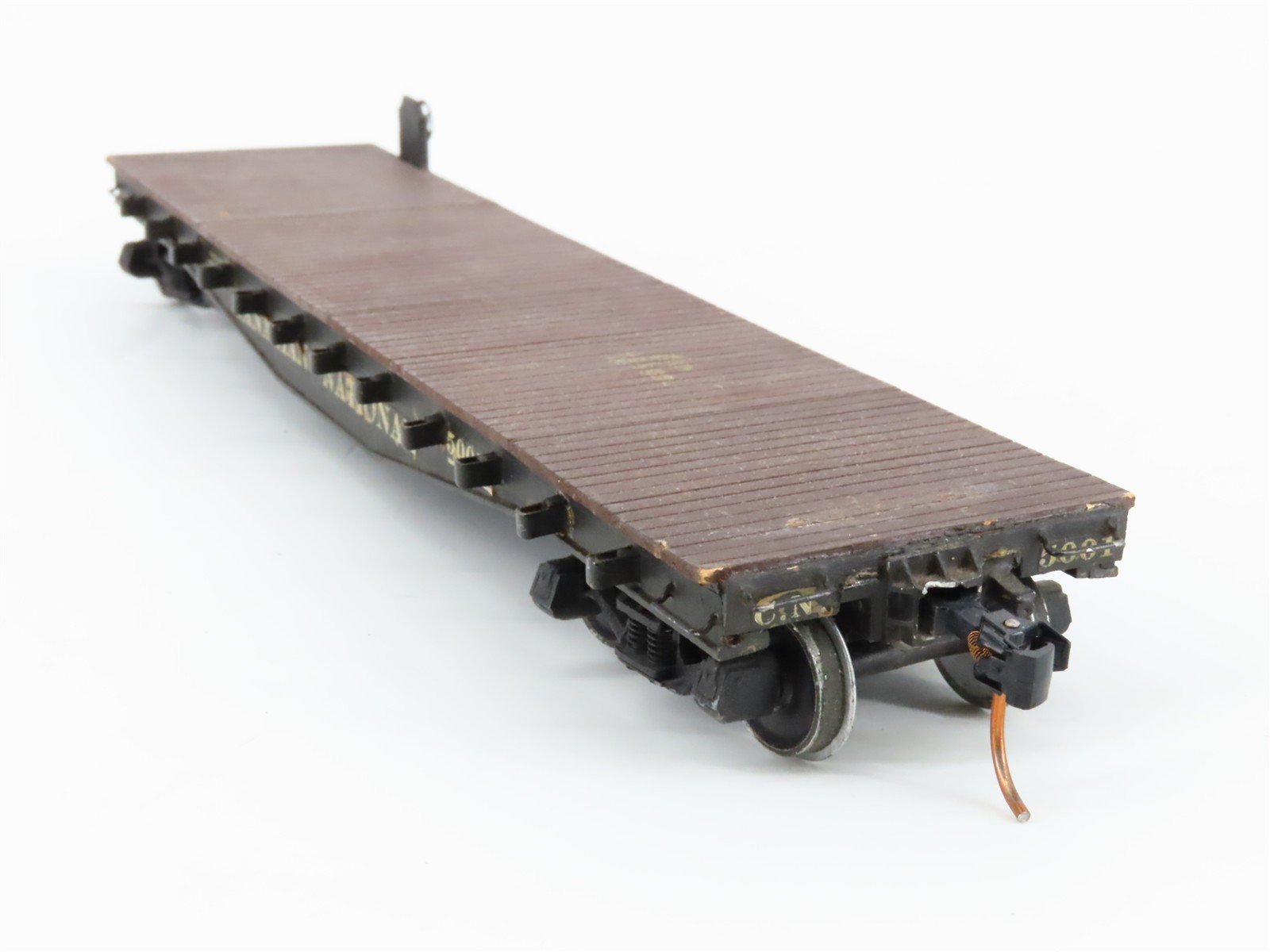 S Scale CN Canadian National Flatcar #5004 CUSTOM