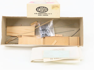 HO Scale Ambroid H-20 PRR Pennsylvania 4 or 8 Wheel Caboose Kit