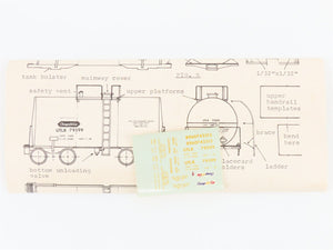 HO Scale Quality Craft U-1 UTLX Leasing 29' Changeable Tankcar Kit
