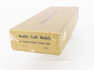 HO Scale Quality Craft U-1 UTLX Leasing 29' Changeable Tankcar Kit