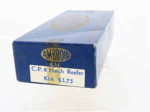HO Scale Ambroid K14 NER Northeastern CP8 Hatch Reefer Car #1966 Kit