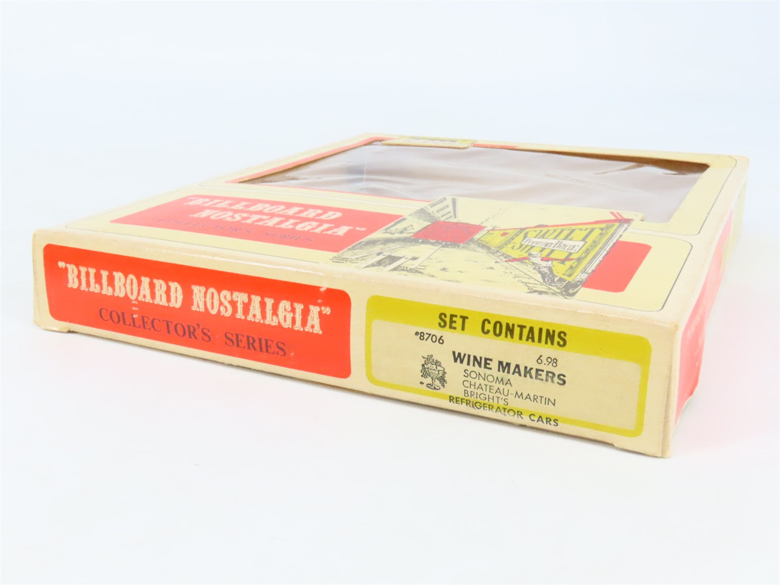 HO Scale Train-Miniature Kit #8706 Wine Makers 40' Reefers 3-Pack