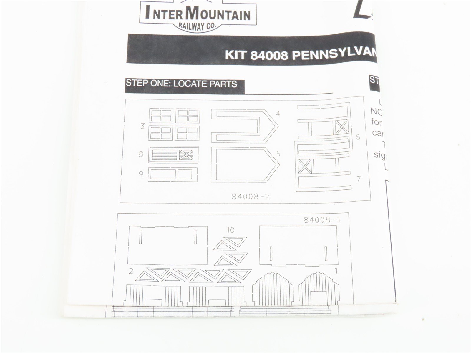 HO Scale Intermountain 84054 Pennsylvania Tool House & Watch Box Building Kit