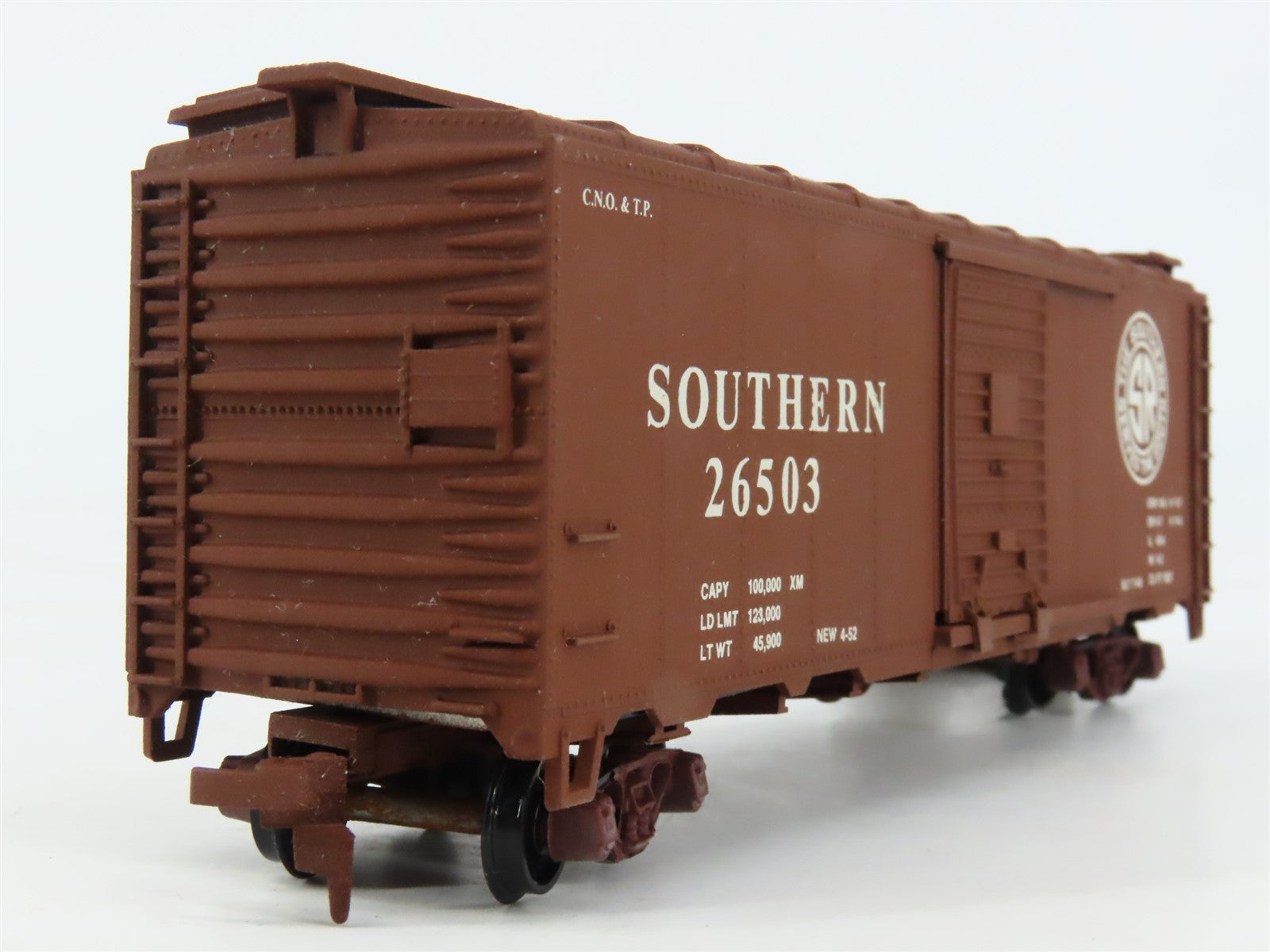 HO Scale Athearn / Campbell Road 250B SOU Southern 40' Steel Box Car #26503
