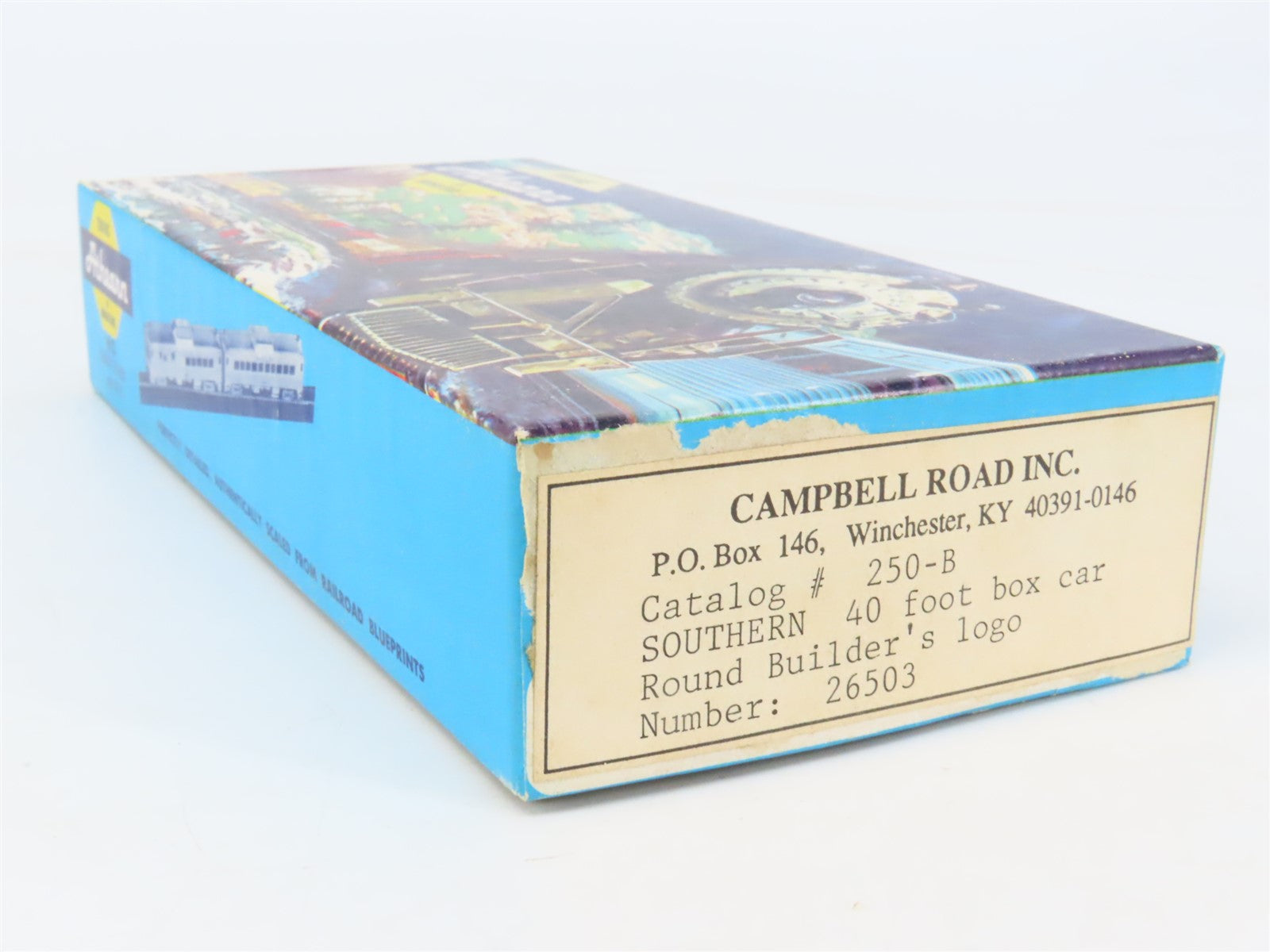 HO Scale Athearn / Campbell Road 250B SOU Southern 40' Steel Box Car #26503