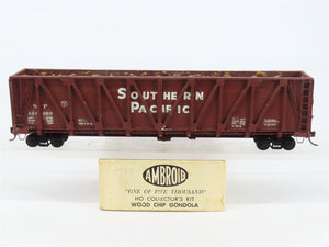 HO Scale Ambroid Wooden SP Southern Pacific Wood Chip Gondola #351600 - Custom