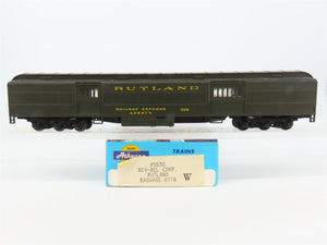 HO Scale Athearn/Bev-Bel 5630 RUT Rutland Baggage Passenger Car #318