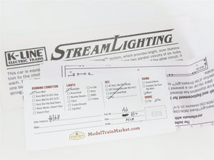 O 3-Rail K-Line K-1730 LI Long Island Greensport Scoot Diesel Passenger Set