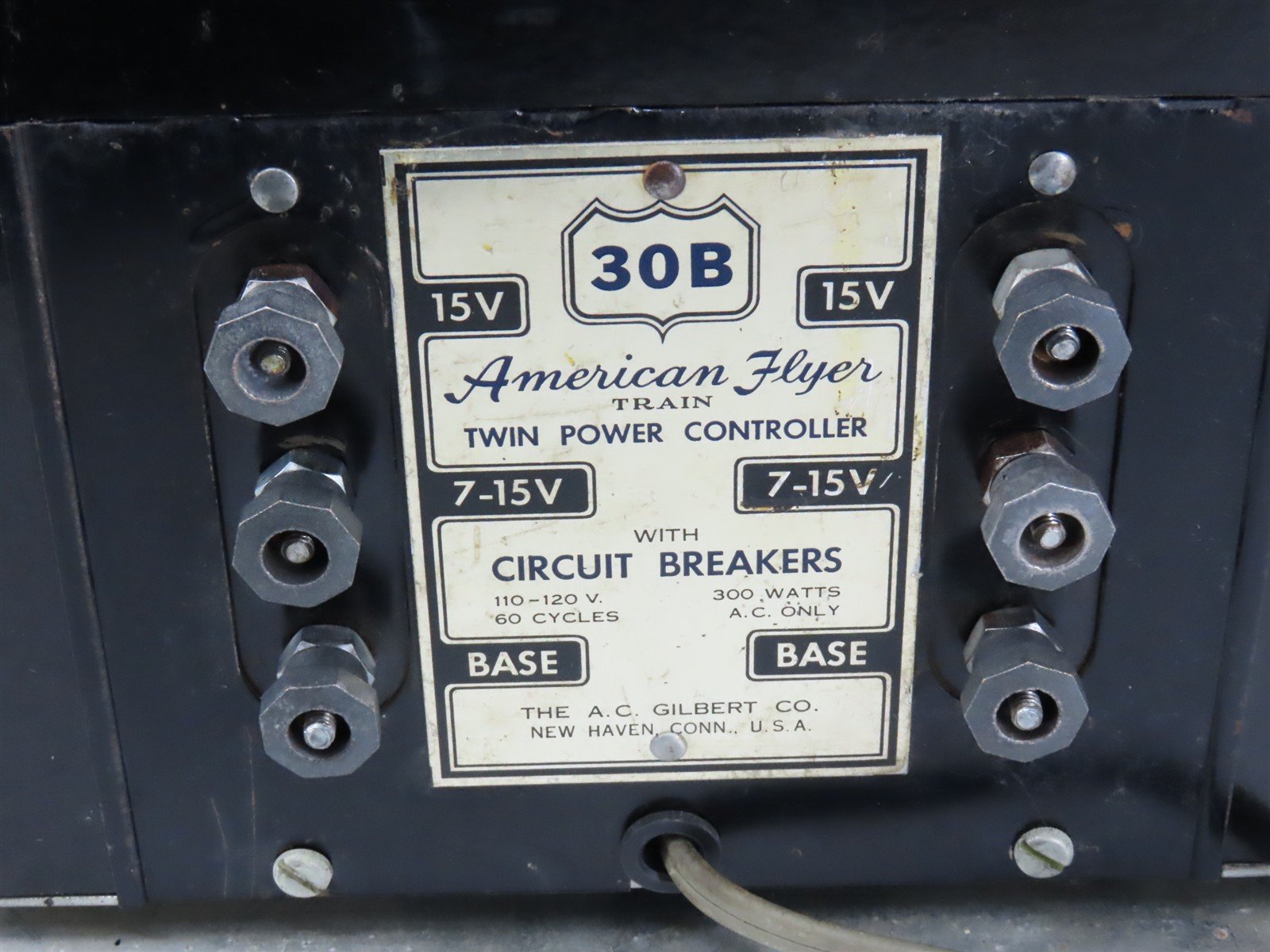 American Flyer 30B Twin Power Transformer