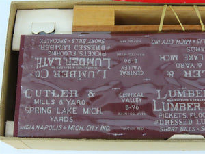 HO Scale Central Valley Craftsman Kit #B-96 Cutler & Savidge Lumber Box Car #1