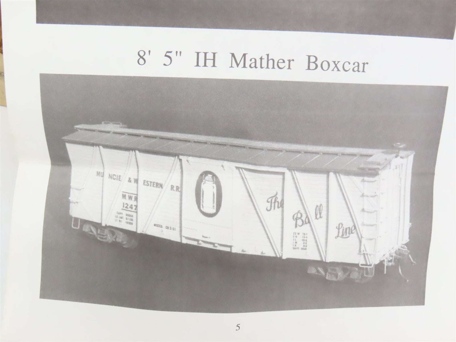 HO Scale Sunshine Models Resin Kit #7.1 Undecorated C&IM Mather Box Car