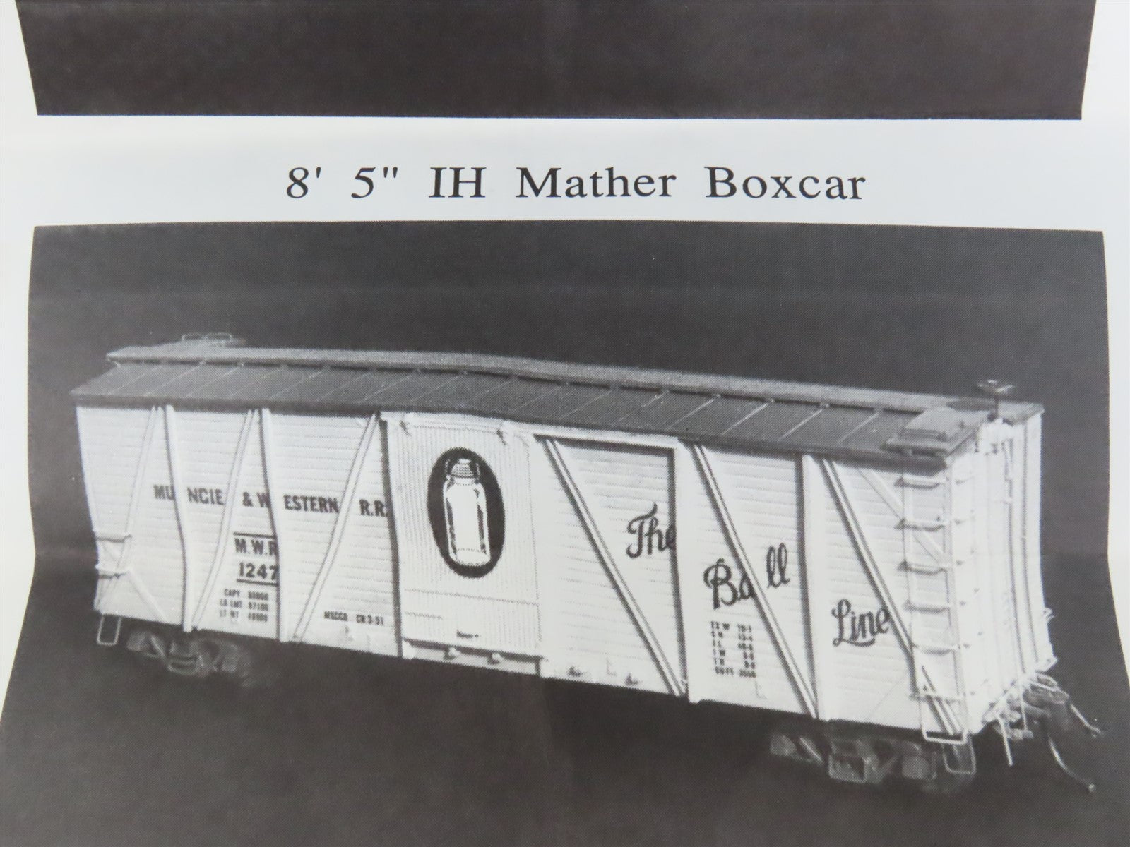 HO Scale Sunshine Models Resin Kit #6.2 Undecorated ACY Mather Box Car