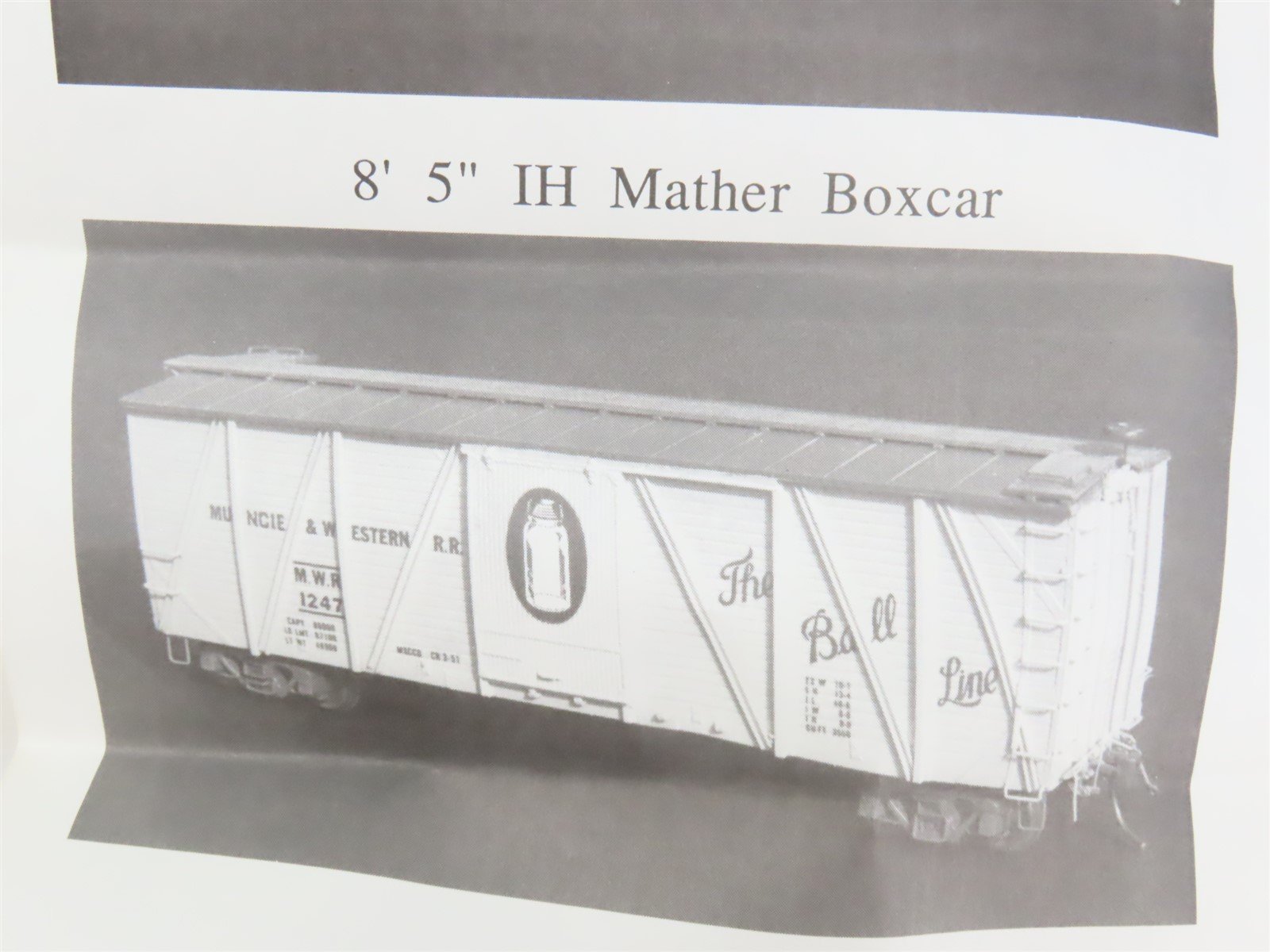HO Scale Sunshine Models Resin Kit #7.4 Undecorated C&EI Mather Box Car