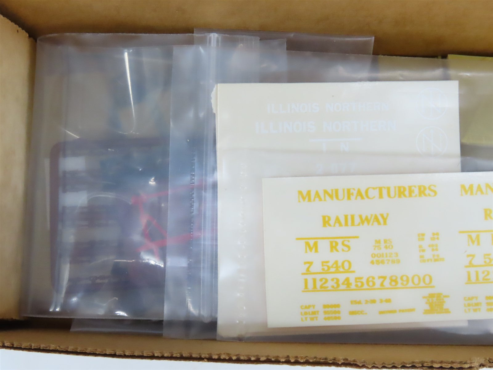 HO Sunshine Models Resin Kit #7.3 Undecorated MRS & IN Mather Box Car 2-Pack