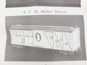HO Sunshine Models Resin Kit #7.3 Undecorated MRS & IN Mather Box Car 2-Pack