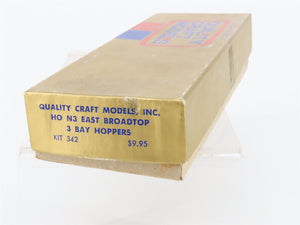 HOn3 Quality Craft Models 2 in 1 Kit No 342 EBT East Broad Top 3-Bay Hoppers