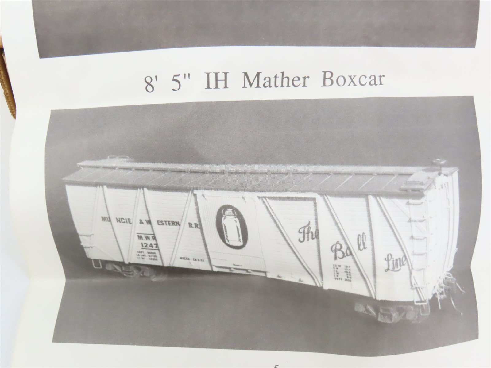 HO Scale Sunshine Models Resin Kit #6.1 Undecorated MWR Mather Box Car