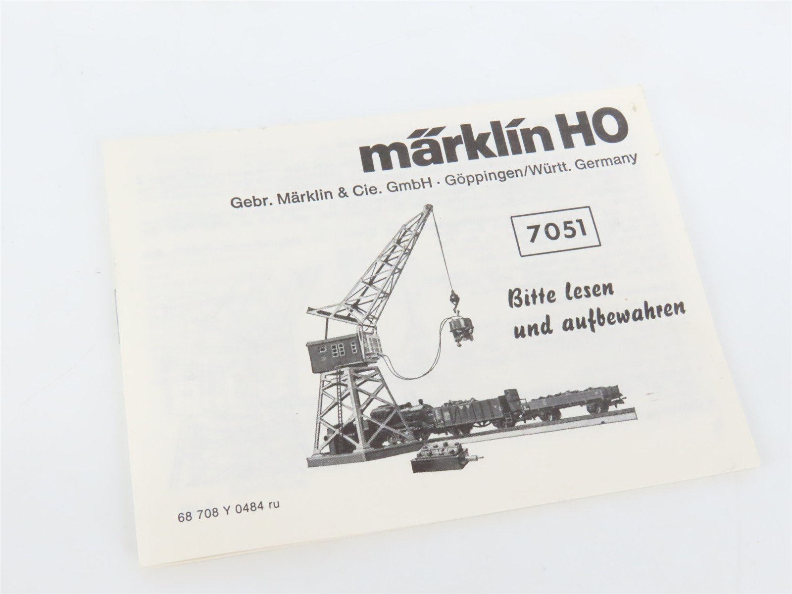 HO Scale Marklin 7051 Remote Rotary Magnet Crane