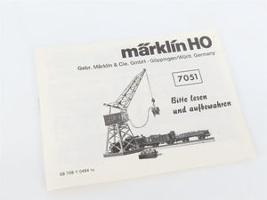 HO Scale Marklin 7051 Remote Rotary Magnet Crane
