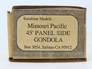 HO Scale Sunshine Models Resin Kit Undecorated MP 45' Panel Side Gondola